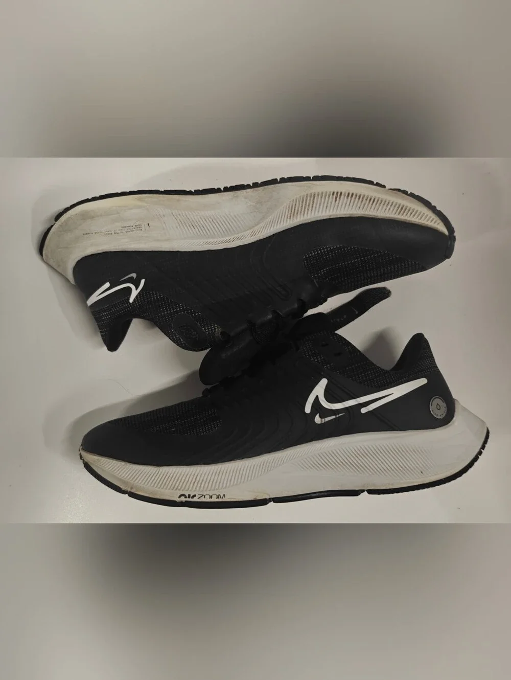 Size 9 - Nike Air Zoom Pegasus 38 Shield Black Platinum Tint W